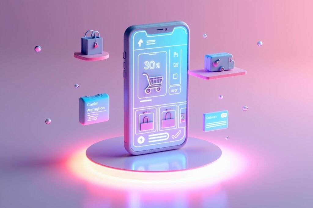 Shopper completing one‑tap mobile checkout with Apple Pay on an online store